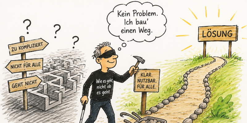 Von der individuellen Notwendigkeit zu markt­fähigen Lösungen für alle