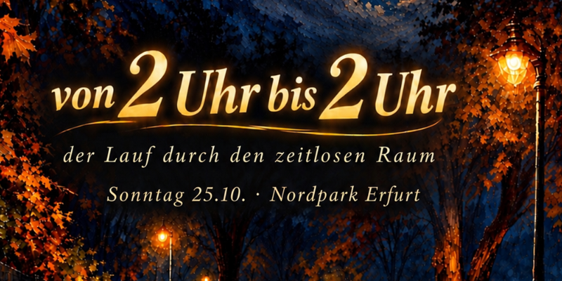 der Lauf durch den zeitlosen Raum
