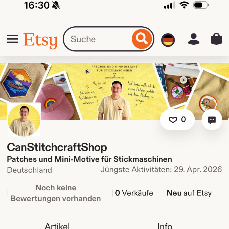 Mein Etsy-Shop für Stickdateien