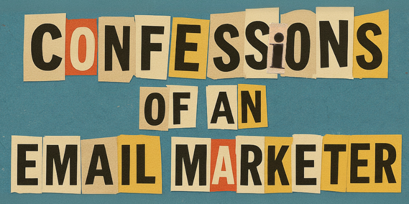 Confessions of an email marketer:
An email marketer questioning the channel that built his career.