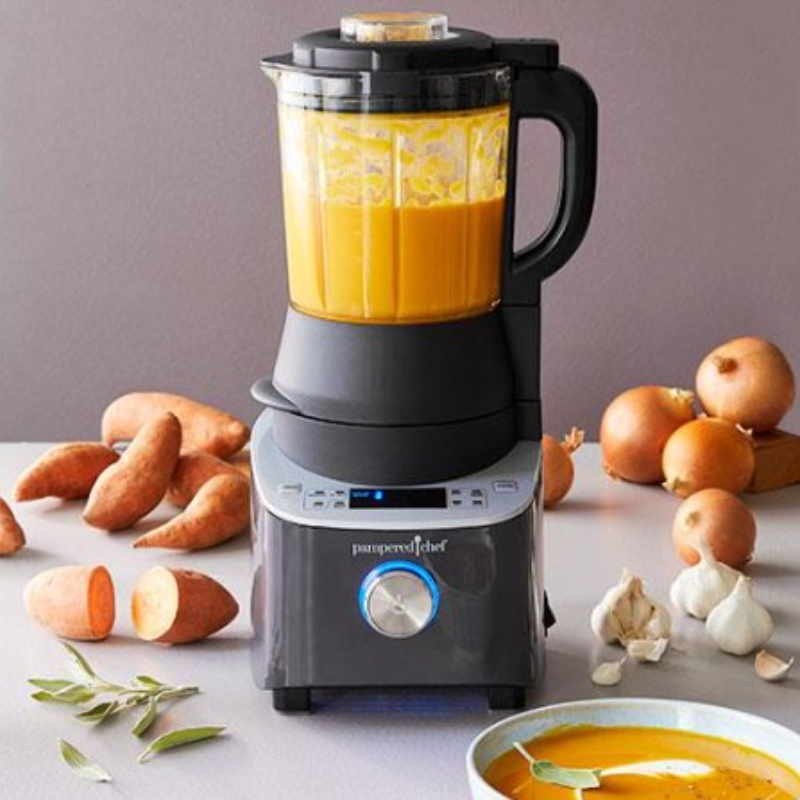 Hochleistungsmixer, der mixt und kocht 