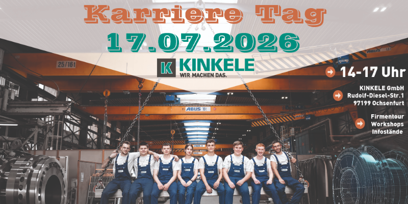 Besuche uns am 17.07. zum Kinkele Karrieretag!