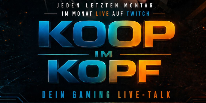 Koop im Kopf - dein Interaktiver Gaming Podcast auf Twitch 