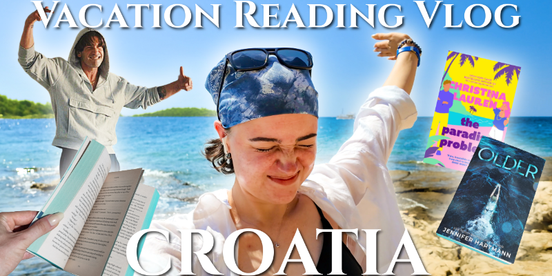 vacation reading vlog croatia 📘🌊