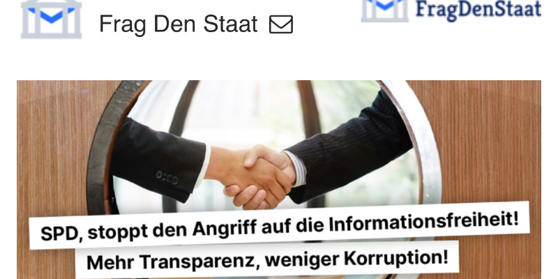 Petition Informationsfreiheitsgesetz 