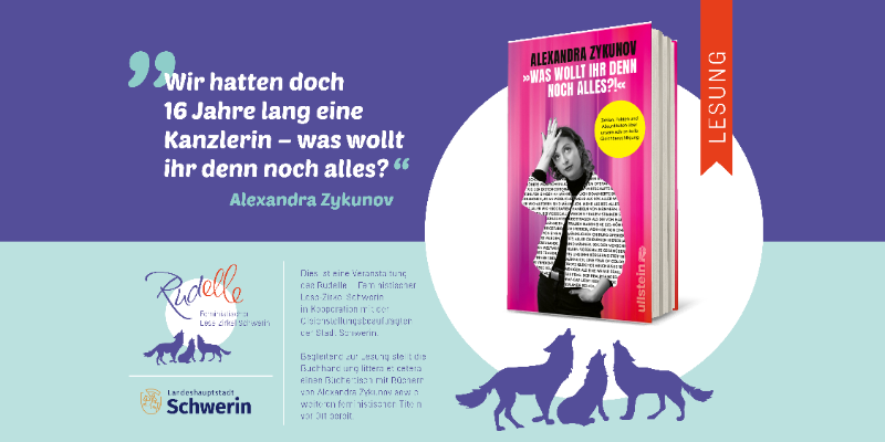 Lesung zum Internationalen Frauentag
8. März, 18 Uhr
***TICKETS***