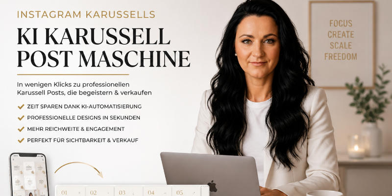 Instagram Karussells auf Knopfdruck → KI Karussell Post Maschine