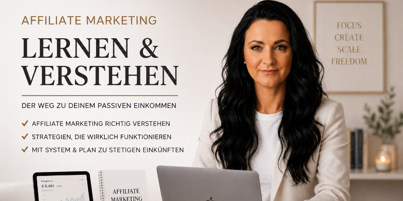 Affiliate Marketing lernen → Affiliate Marketing richtig verstehen und lernen