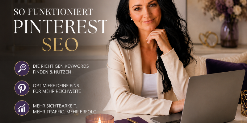 So funktioniert Pinterest SEO! Alles zusammengefasst & verständlich erklärt findest du im kostenfreien Freebie hier zum downloaden!